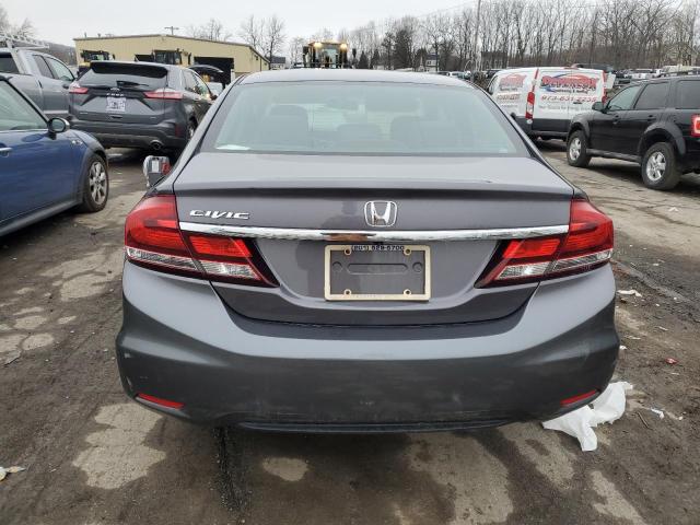 19XFB2F59FE221583 - 2015 HONDA CIVIC LX GRAY photo 6