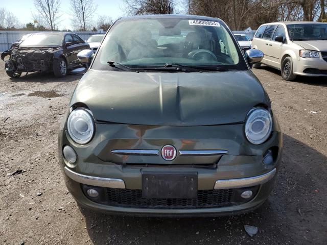 3C3CFFCR6CT358773 - 2012 FIAT 500 LOUNGE GREEN photo 5