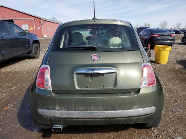 3C3CFFCR6CT358773 - 2012 FIAT 500 LOUNGE GREEN photo 6