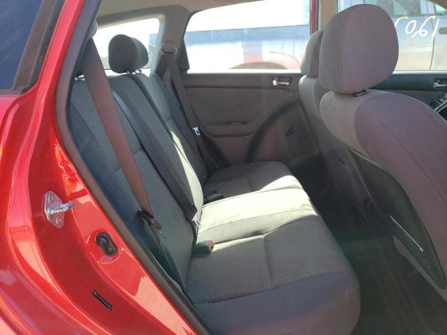 2T1KR32E48C696937 - 2008 TOYOTA COROLLA MA XR RED photo 10