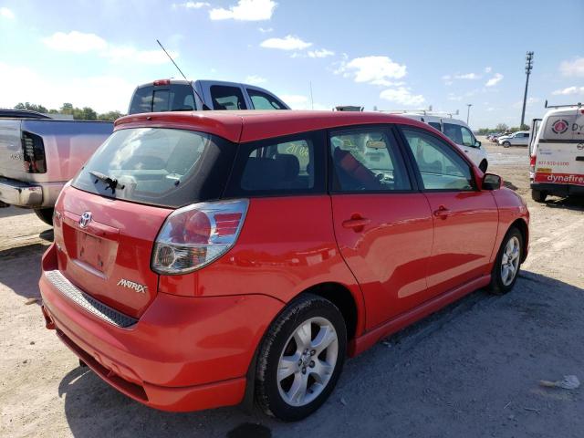 2T1KR32E48C696937 - 2008 TOYOTA COROLLA MA XR RED photo 3