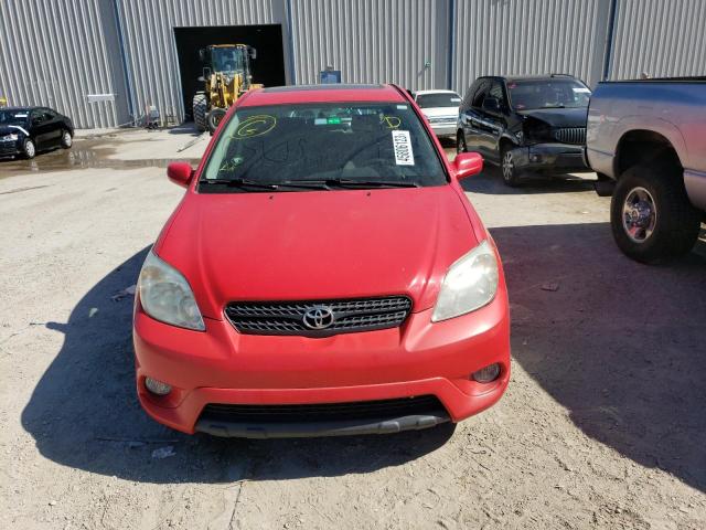 2T1KR32E48C696937 - 2008 TOYOTA COROLLA MA XR RED photo 5