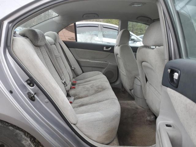 5NPET46C07H245108 - 2007 HYUNDAI SONATA GLS GRAY photo 10