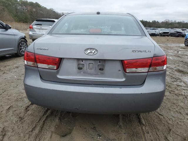 5NPET46C07H245108 - 2007 HYUNDAI SONATA GLS GRAY photo 6