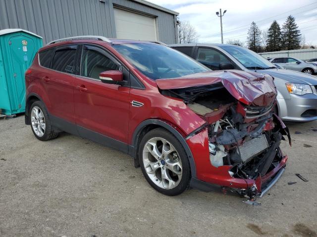 1FMCU9J90EUB77839 - 2014 FORD ESCAPE TITANIUM RED photo 4