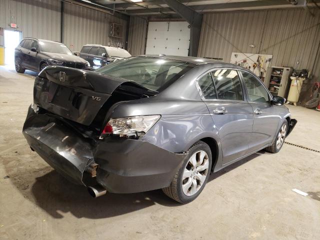 1HGCP36849A004486 - 2009 HONDA ACCORD EXL GRAY photo 3