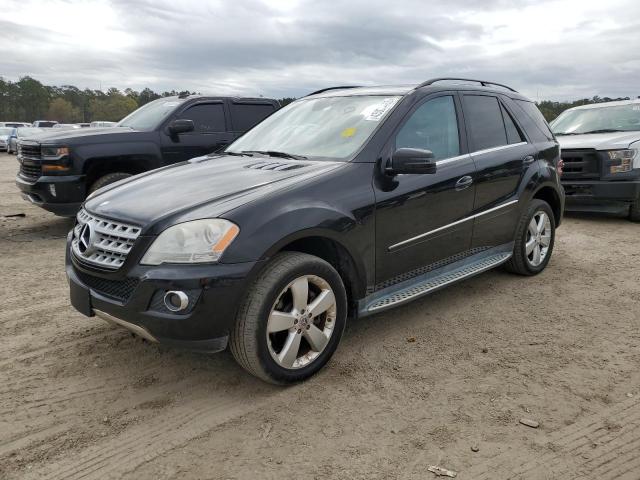 4JGBB8GB0BA729486 - 2011 MERCEDES-BENZ ML 350 4MATIC BLACK photo 1