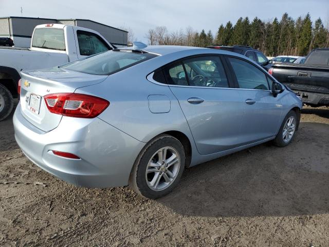 1G1BE5SM0H7198596 - 2017 CHEVROLET CRUZE LT BLUE photo 3