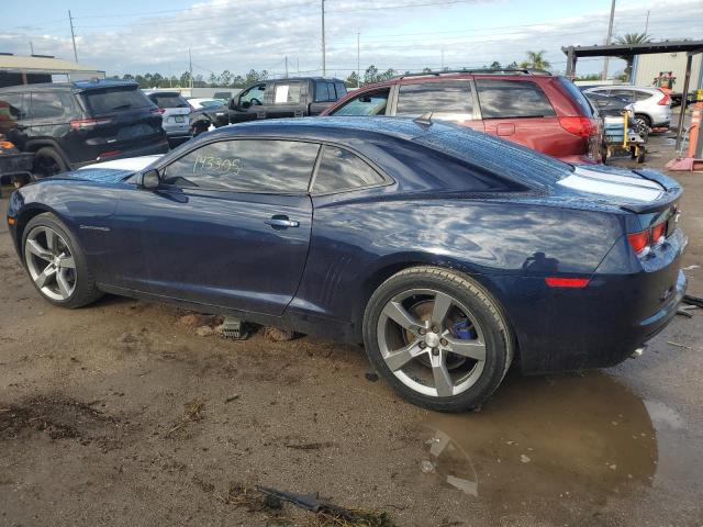 2G1FA1ED0B9183104 - 2011 CHEVROLET CAMARO LS BLUE photo 2