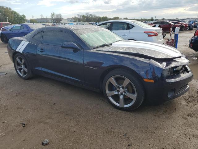 2G1FA1ED0B9183104 - 2011 CHEVROLET CAMARO LS BLUE photo 4