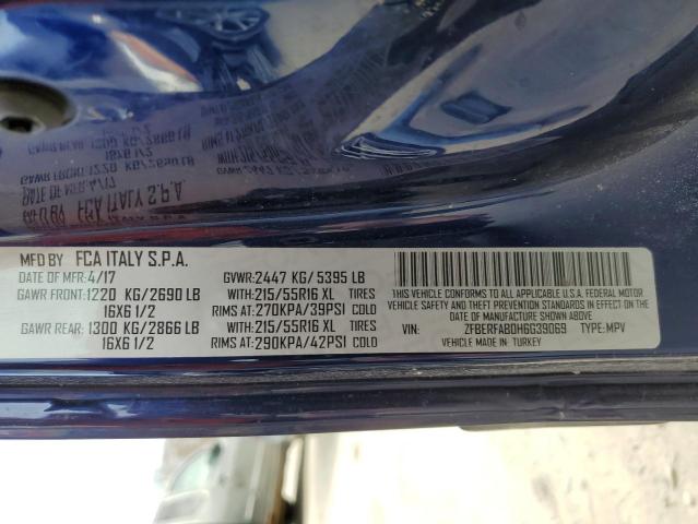 ZFBERFAB0H6G39069 - 2017 RAM PROMASTER Mavi foto 14