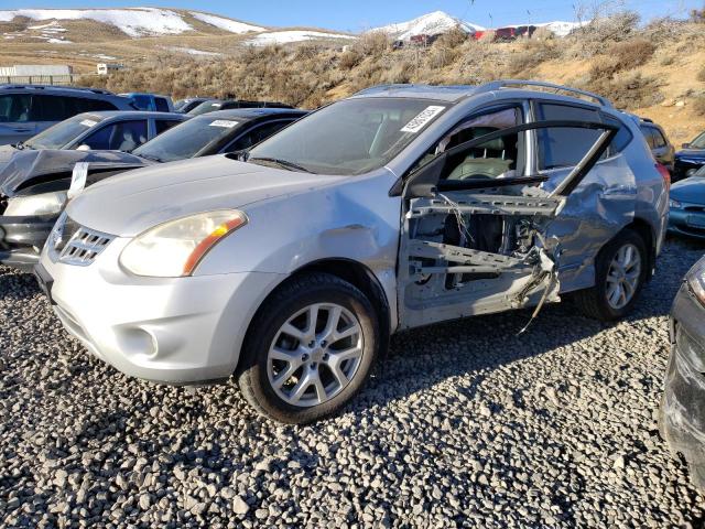 JN8AS5MV0DW109566 - 2013 NISSAN ROGUE S SILVER photo 1