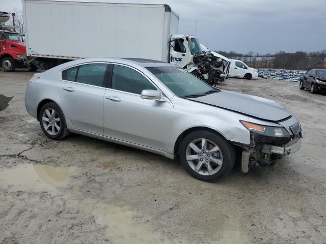 19UUA8F2XDA004483 - 2013 ACURA TL SILVER photo 4