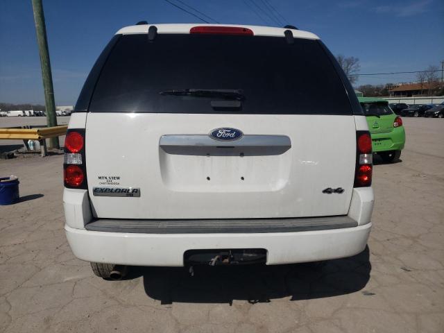 1FMEU7DE5AUB07849 - 2010 FORD EXPLORER XLT WHITE photo 6