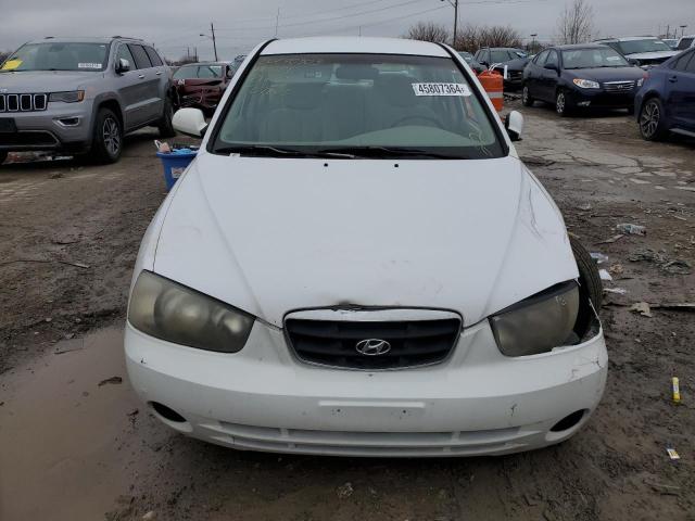 KMHDN45DX3U567203 - 2003 HYUNDAI ELANTRA GLS WHITE photo 5