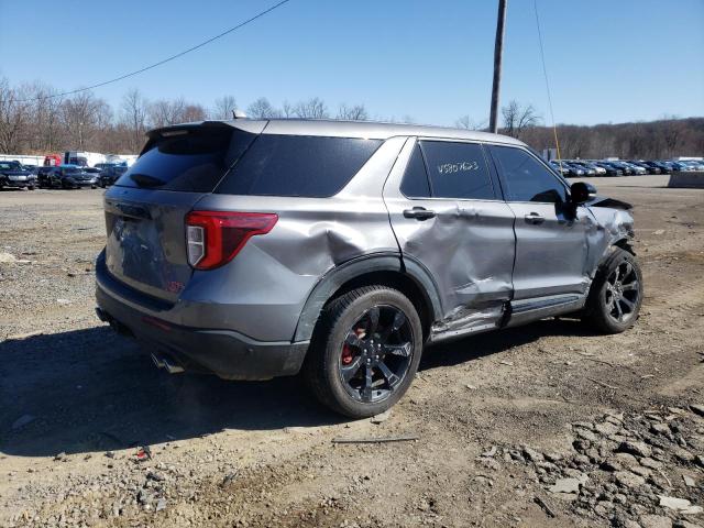 1FM5K8GC5NGA23296 - 2022 FORD EXPLORER ST GRAY photo 3