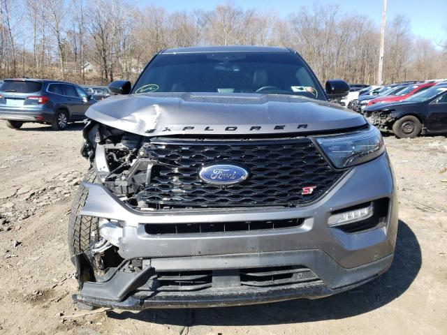 1FM5K8GC5NGA23296 - 2022 FORD EXPLORER ST GRAY photo 5