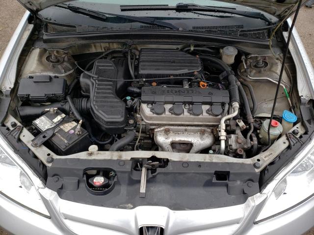 2HGES16315H007244 - 2005 HONDA CIVIC DX VP 银色 照片 11