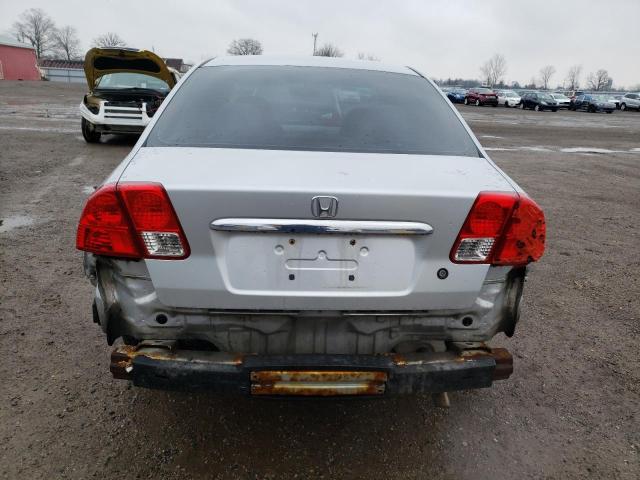 2HGES16315H007244 - 2005 HONDA CIVIC DX VP 银色 照片 6