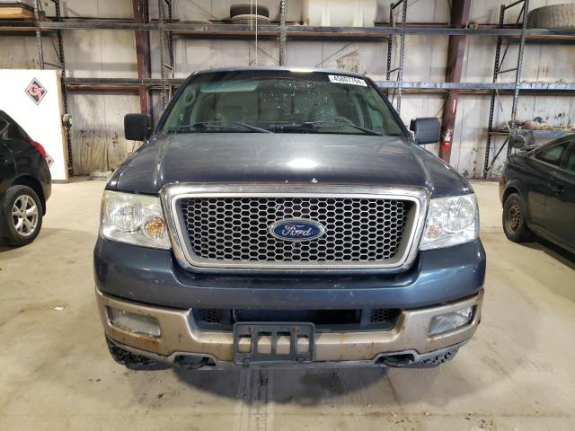 1FTPX14515NA01478 - 2005 FORD F150 BLUE photo 5