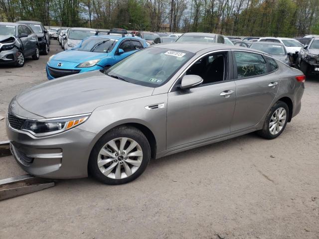 5XXGT4L35JG270750 - 2018 KIA OPTIMA LX GRAY photo 1