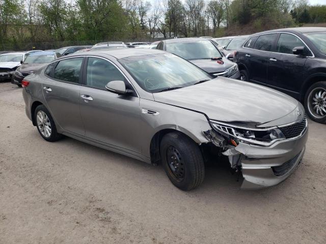 5XXGT4L35JG270750 - 2018 KIA OPTIMA LX GRAY photo 4