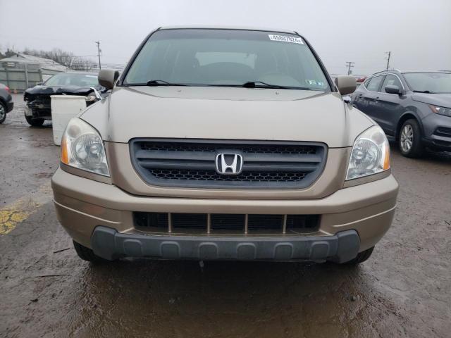 2HKYF18553H574429 - 2003 HONDA PILOT EXL TAN photo 5