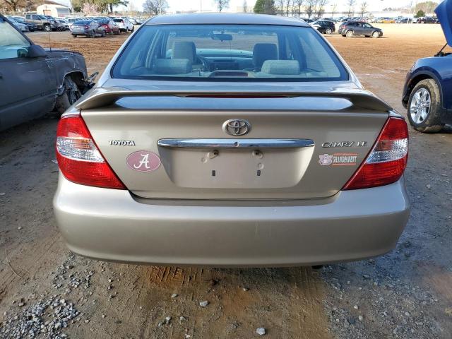 4T1BE32K23U153840 - 2003 TOYOTA CAMRY LE GOLD photo 6