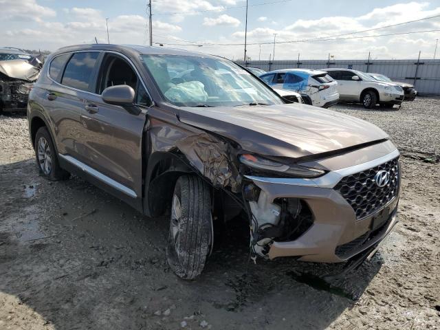 5NMS2CAD9KH118296 - 2019 HYUNDAI SANTA FE SE BROWN photo 4