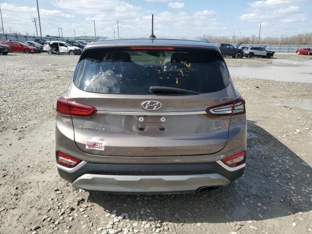 5NMS2CAD9KH118296 - 2019 HYUNDAI SANTA FE SE BROWN photo 6