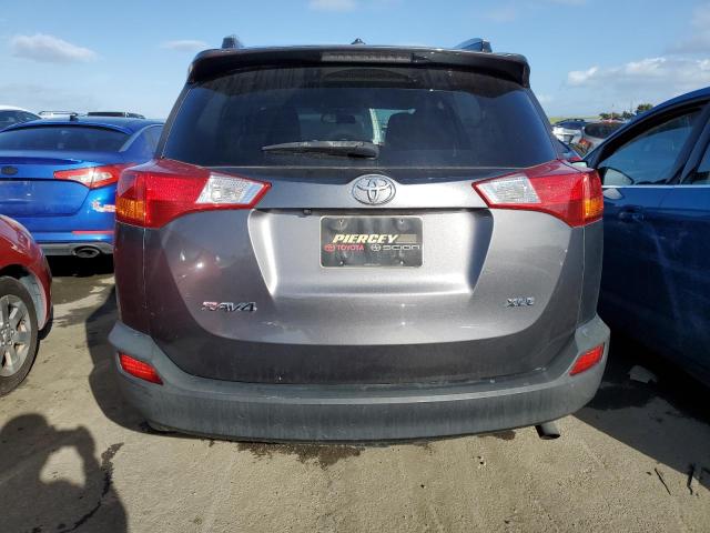 2T3WFREVXEW129156 - 2014 TOYOTA RAV4 XLE CHARCOAL photo 6