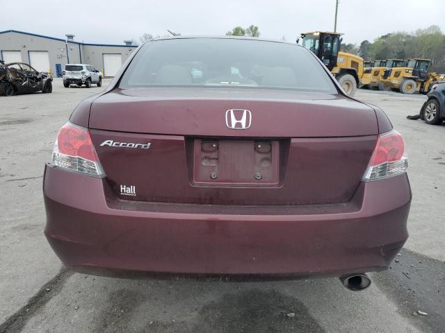 1HGCP26419A023648 - 2009 HONDA ACCORD LXP BURGUNDY photo 6