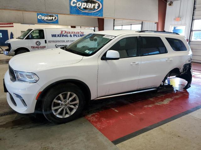 1C4RDJAG8MC853411 - 2021 DODGE DURANGO SXT WHITE photo 1