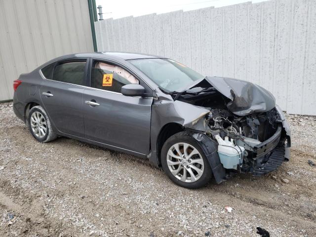 3N1AB7AP8KL608781 - 2019 NISSAN SENTRA S GRAY photo 4