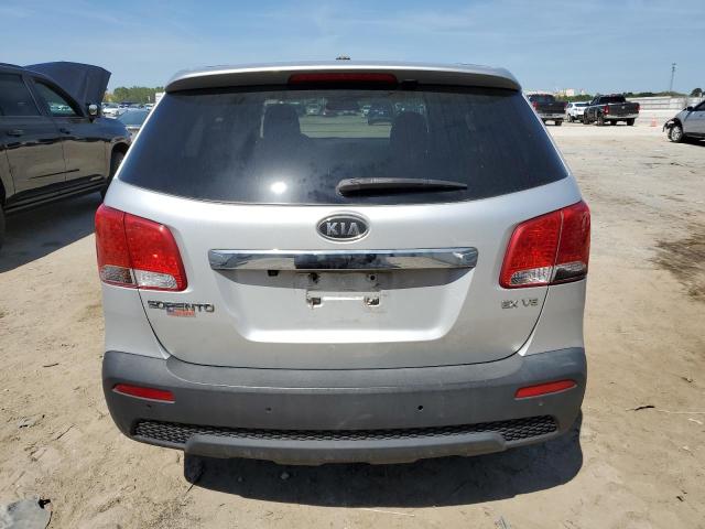 5XYKU4A20BG029032 - 2011 KIA SORENTO EX SILVER photo 6