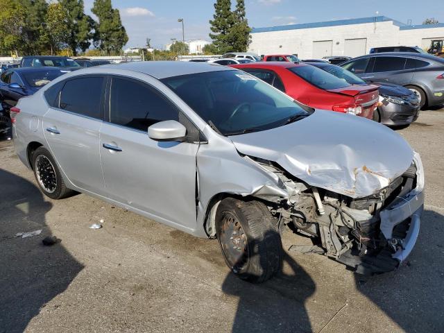 3N1AB7AP9EL628221 - 2014 NISSAN SENTRA S SILVER photo 4