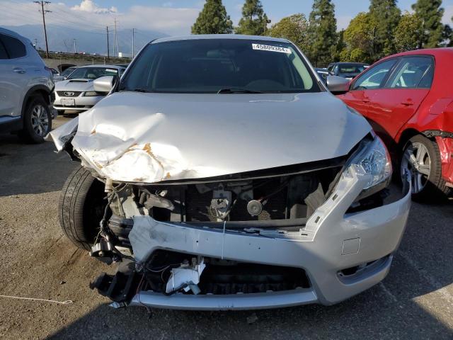 3N1AB7AP9EL628221 - 2014 NISSAN SENTRA S SILVER photo 5