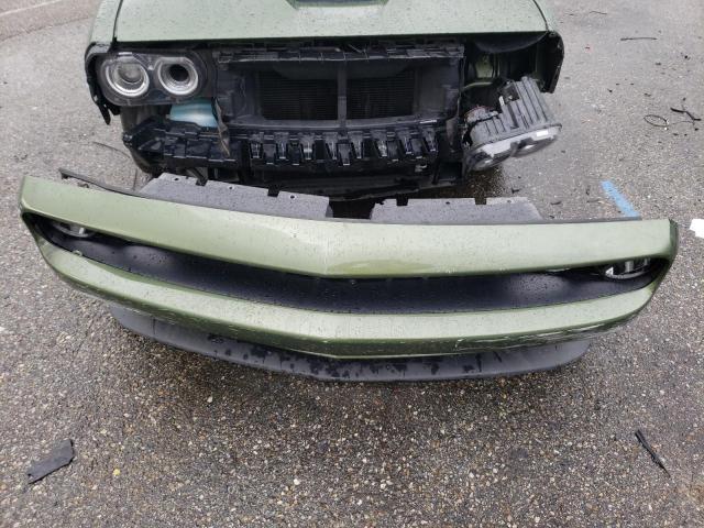 2C3CDZFJ3MH638335 - 2021 DODGE CHALLENGER R/T SCAT PACK GREEN photo 12