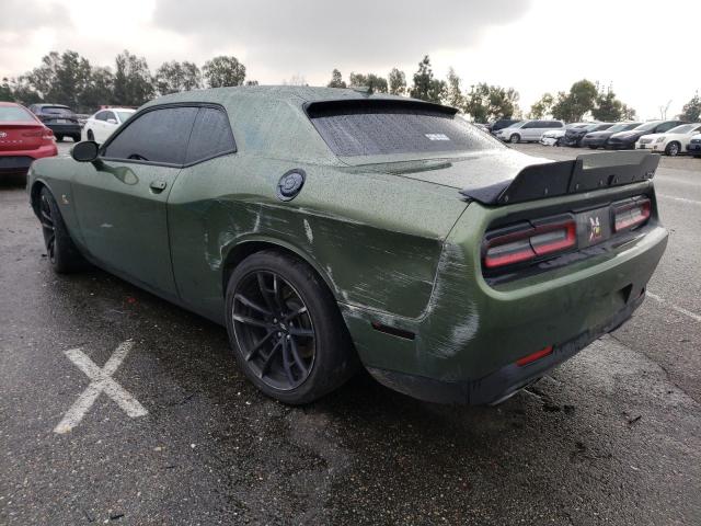 2C3CDZFJ3MH638335 - 2021 DODGE CHALLENGER R/T SCAT PACK GREEN photo 2
