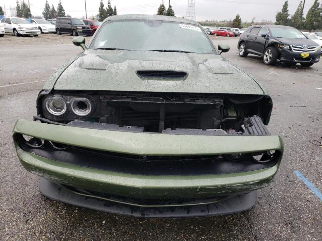 2C3CDZFJ3MH638335 - 2021 DODGE CHALLENGER R/T SCAT PACK GREEN photo 5