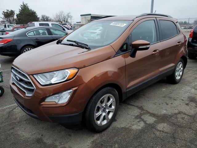 MAJ3S2GE2LC341736 - 2020 FORD ECOSPORT SE BROWN photo 1