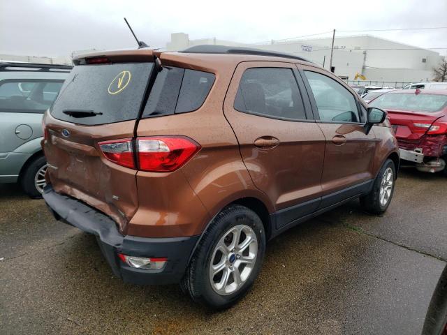MAJ3S2GE2LC341736 - 2020 FORD ECOSPORT SE BROWN photo 3