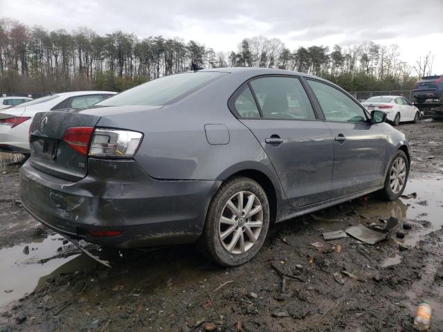 3VWD17AJ9FM233120 - 2015 VOLKSWAGEN JETTA SE GRAY photo 3