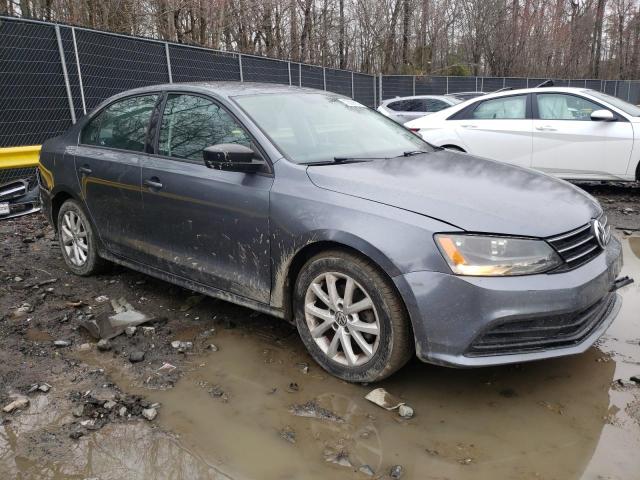 3VWD17AJ9FM233120 - 2015 VOLKSWAGEN JETTA SE GRAY photo 4