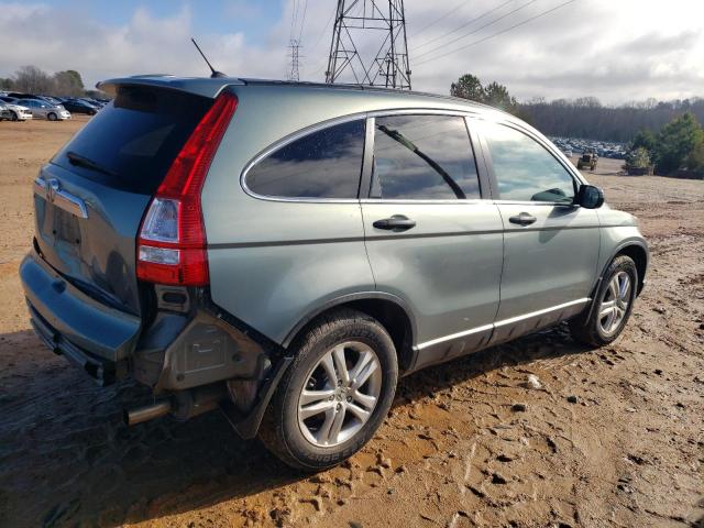 5J6RE3H55AL039669 - 2010 HONDA CR-V EX BLUE photo 3