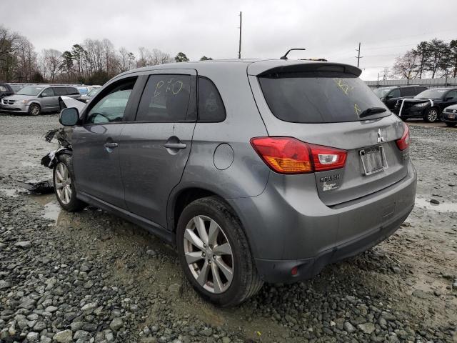 4A4AP3AU3FE003594 - 2015 MITSUBISHI OUTLANDER ES GRAY photo 2