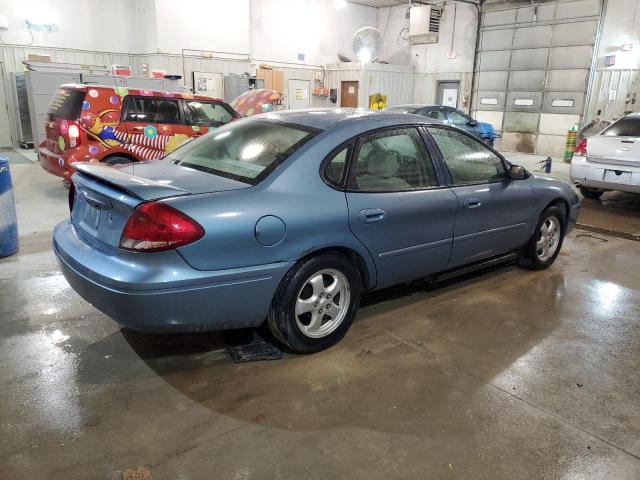 1FAFP53U66A138667 - 2006 FORD TAURUS SE BLUE photo 3