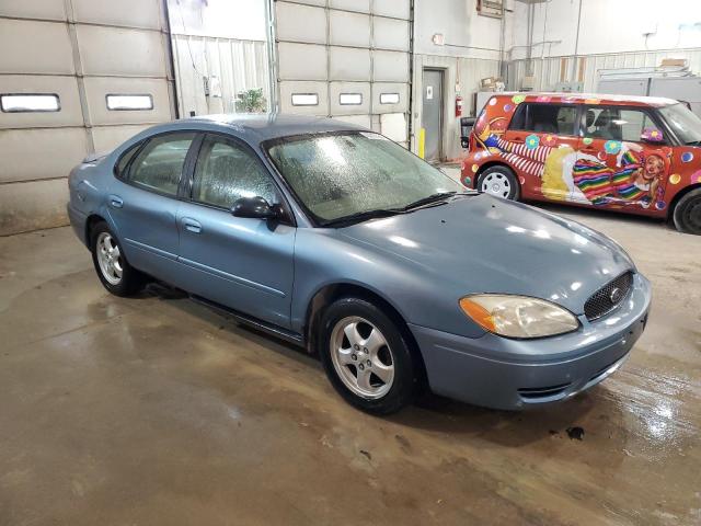 1FAFP53U66A138667 - 2006 FORD TAURUS SE BLUE photo 4