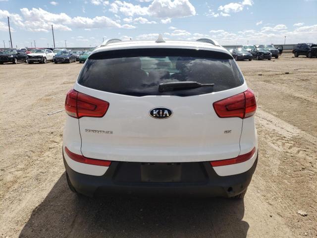 KNDPC3AC3F7764974 - 2015 KIA SPORTAGE EX WHITE photo 6