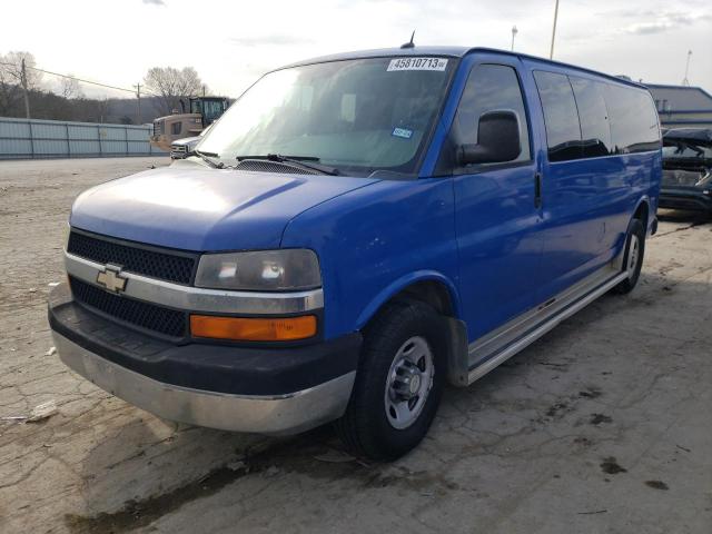 1GAZG1FG8C1122481 - 2012 CHEVROLET EXPRESS G3 LT BLUE photo 1